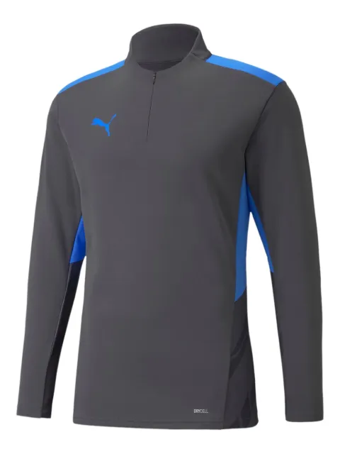 PUMA zip-fastening long-sleeve T-shirt Grey 65754444