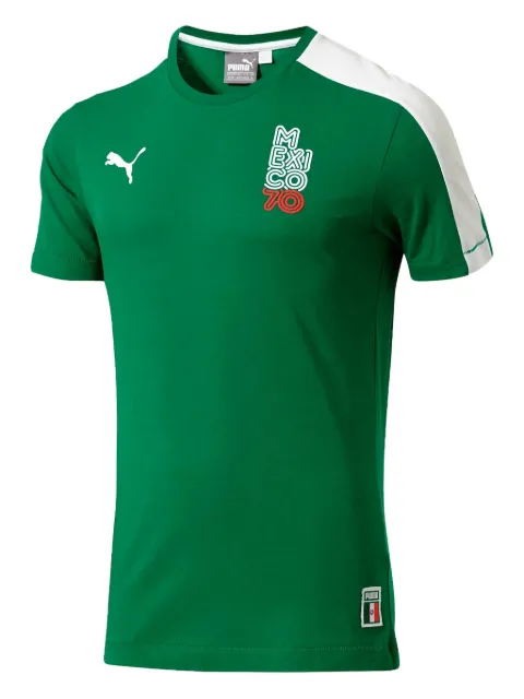 PUMA logo-detail T-shirt Green 75264406