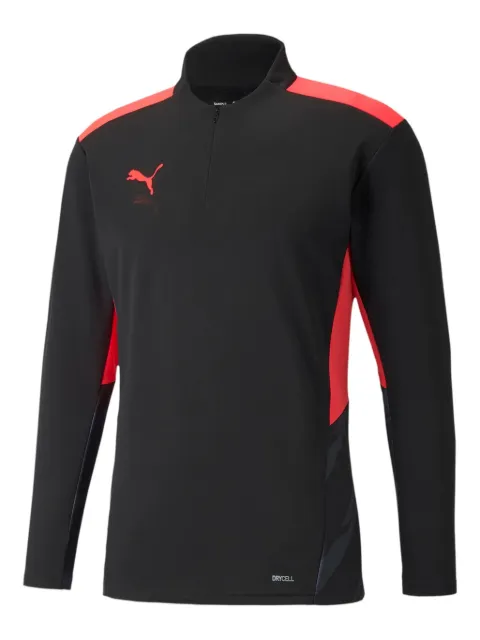 PUMA zip-fastening long-sleeve T-shirt Black 65754443