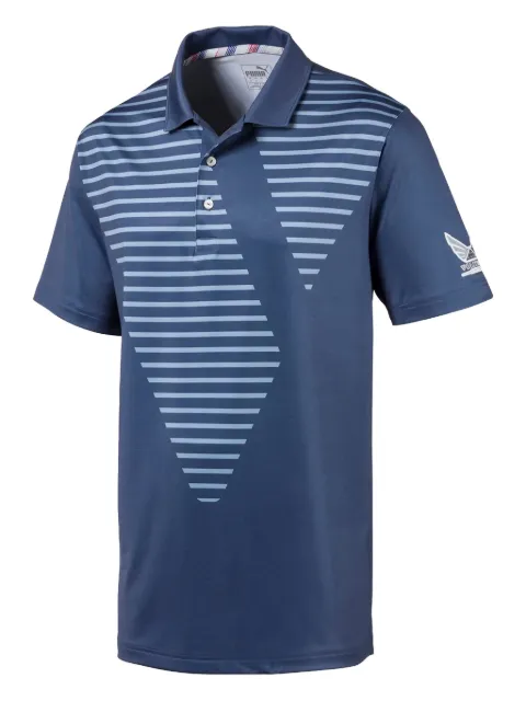 PUMA Volition Sky striped polo shirt Blue 59552602
