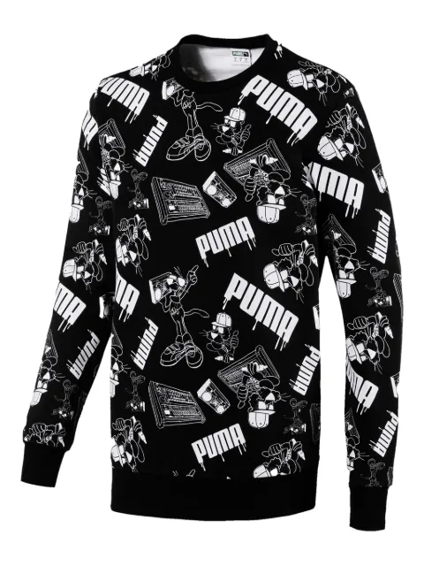 PUMA Super Puma Sound AOP graphic-print T-shirt Black 57845851