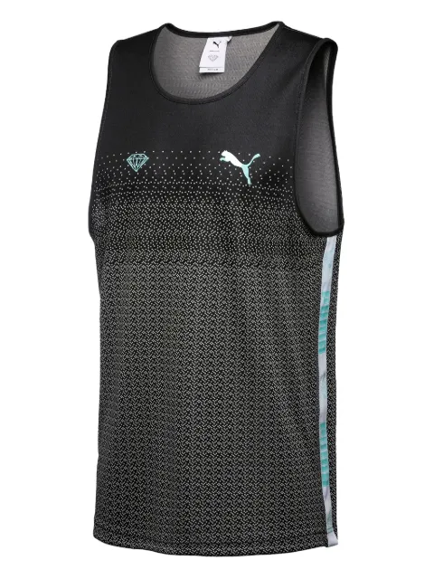 PUMA x Diamond printed tank top Black 575362