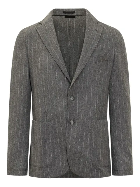 BOSS striped blazer Grey 50551539