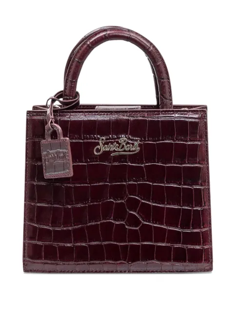 MC2 Saint Barth mini croc-embossed satchel bag Red SHBM000200510I