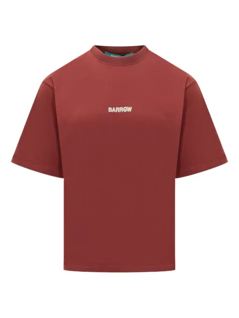 BARROW logo-print T-shirt Red F5BWUATH073