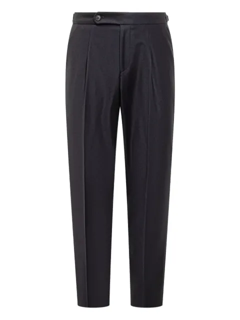 BOSS pleated C-PERINO-PL-DTL trousers Blue 50551829