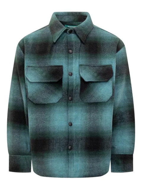 BARROW flannel shirt Blue F5BWUASI035