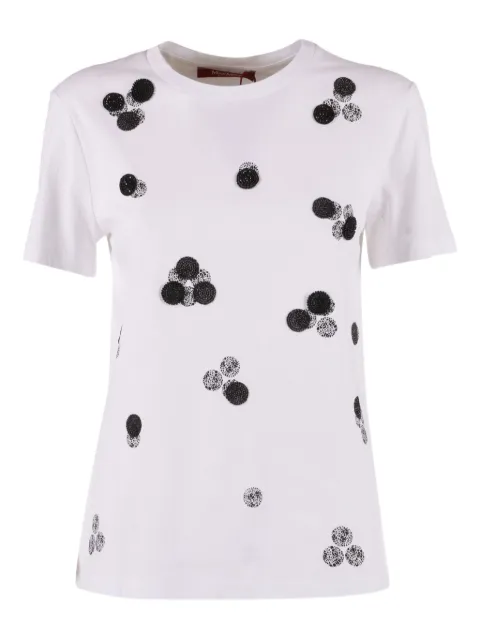 Max Mara Umano beaded T-shirt White 2526946051600