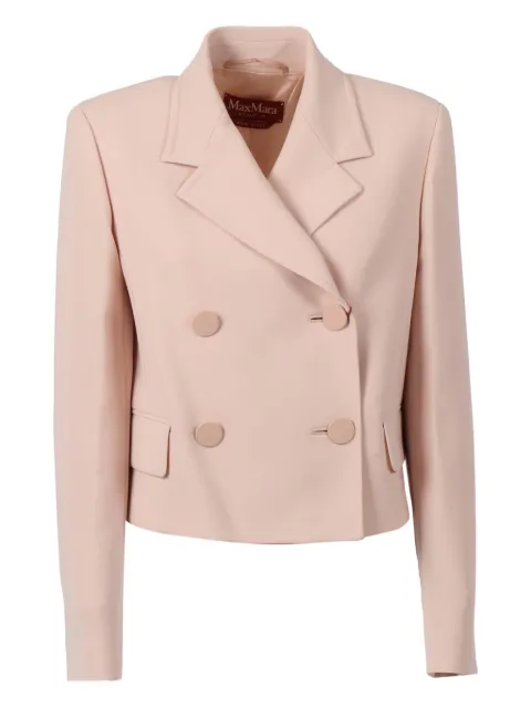 Max Mara Caprera double-breasted jacket Pink 2526046061600