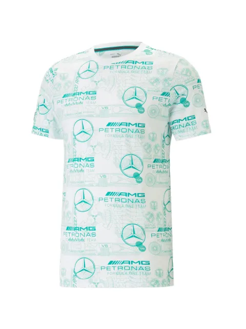PUMA x Mercedes AMG Petronas F1 Team logo-print T-shirt White 53848003