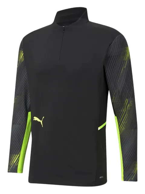 PUMA zip-fastening long-sleeve T-shirt Black 65721140