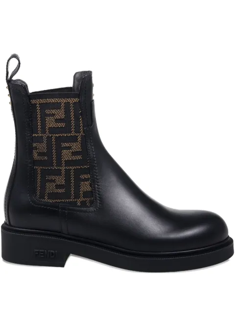 FENDI Filo FF-motif ankle boots Black 8T8576A37