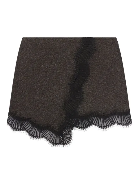 A.L.C. Sophia lace-trim mini skirt Brown 3SKRT00690