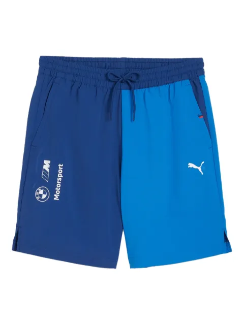 PUMA x BMW M Motorsport colour-block track shorts Blue 62517304