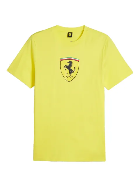 PUMA x Scuderia Ferrari Race shield-print "Yellow" T-shirt Yellow 62380507