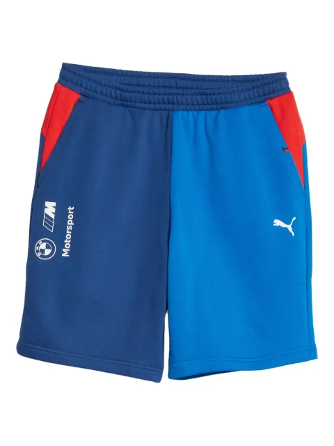 PUMA x BMW Motorsport logo-print track shorts Blue 62131104
