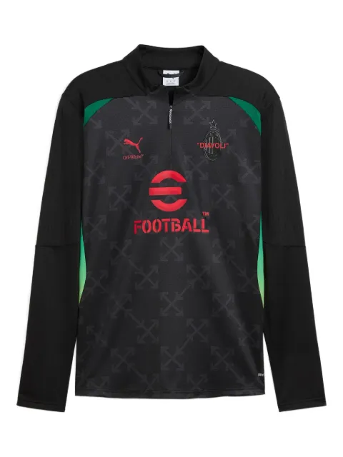 PUMA AC MILAN x OFF-WHITE Pre-match sweatshirt Black 783006