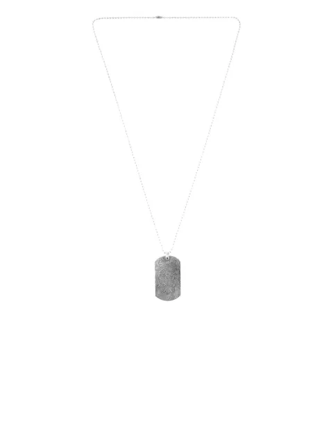 Chrome Hearts cemetary dog necklace Silver CHRM0252