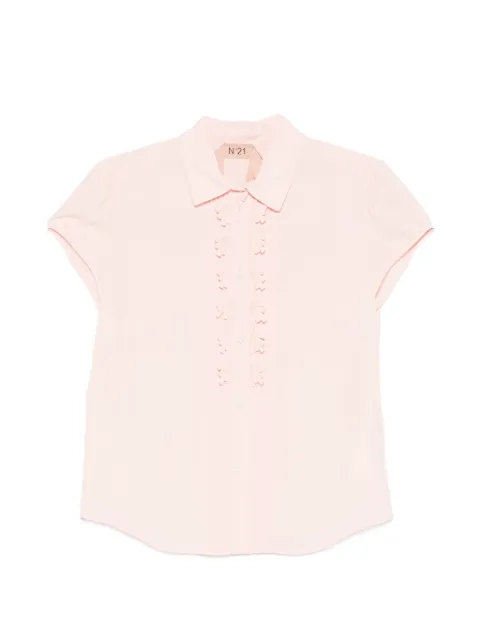 Nº21 ruffled shirt Pink N2S0G0715111