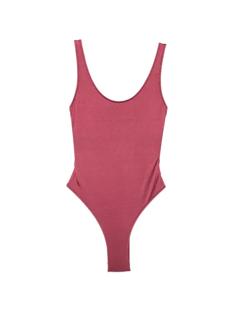 VENUJA scoop-back swimsuit Red OP001B