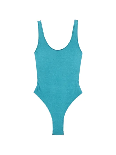 VENUJA scoop-neck swimsuit Blue OP001B