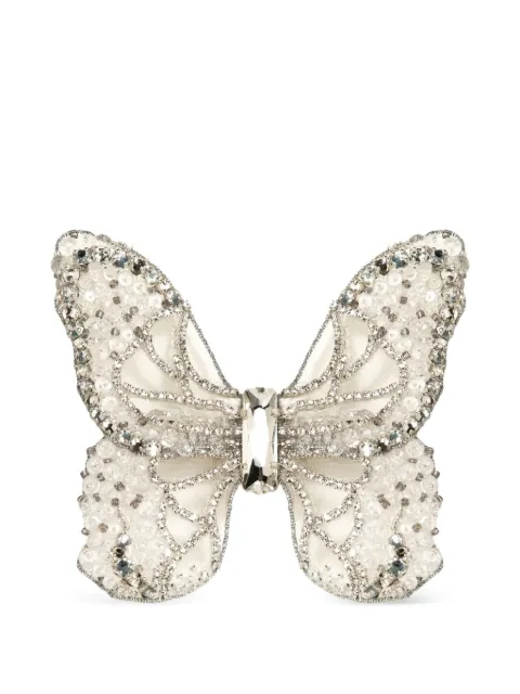 Jennifer Behr Absolem crystal butterfly hair clip White 77FC10CRYSTAL