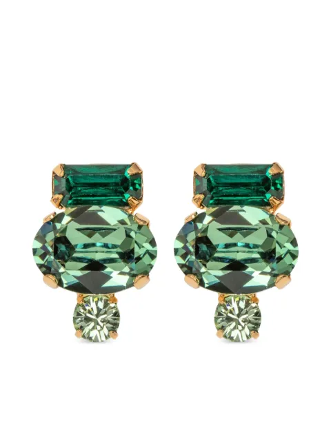 Jennifer Behr Cleo earrings Gold 50RA129EMERALD
