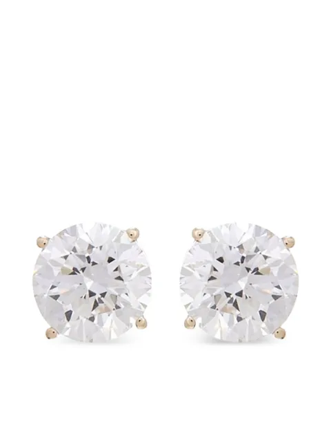 Tilla 14K rose gold diamond stud earrings Gold LGST200