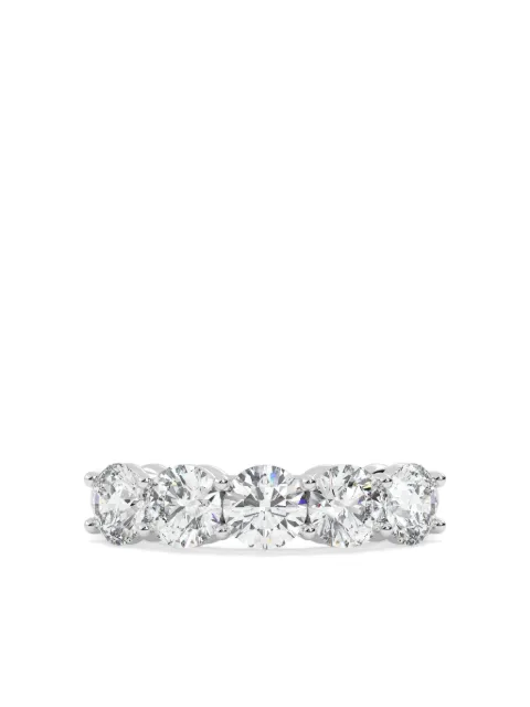 Tilla 14K white gold diamond wedding ring Silver WB42
