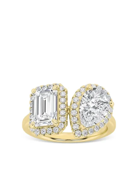 Tilla 14K yellow gold Toi et Moi diamond ring Gold KJ01076REM3
