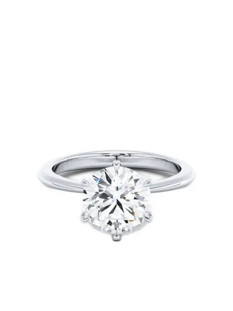 Tilla 14K white gold lab-grown diamond solitaire ring Silver R8C2