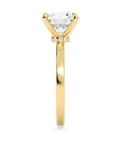 Tilla 14K yellow gold lab-grown diamond solitaire ring Gold RG108