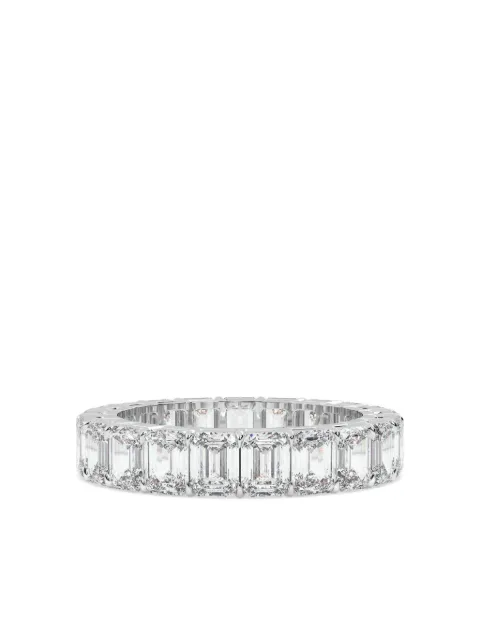 Tilla 14K white gold diamond eternity ring Silver WB25