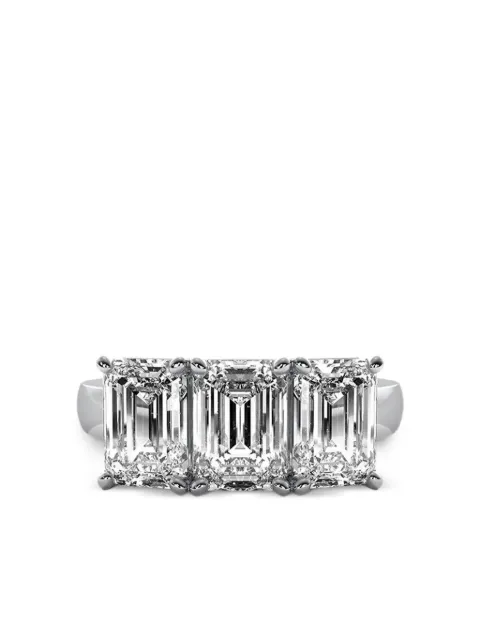 Tilla 14K white gold lab-grown diamond ring Silver ER1915