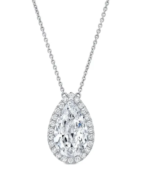 Tilla 14K white gold diamond Luxsly necklace Silver PDLAB19