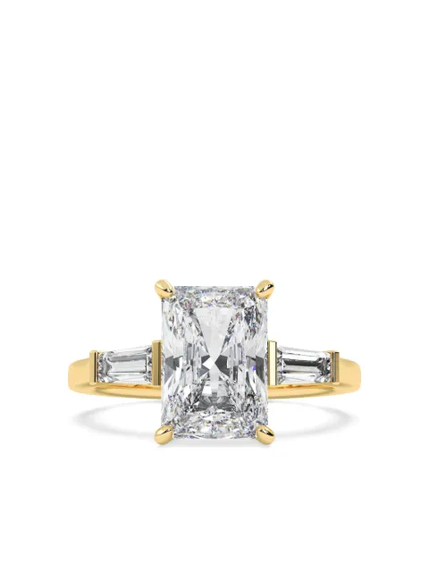 Tilla 14K yellow gold radiant diamond ring Gold RG92