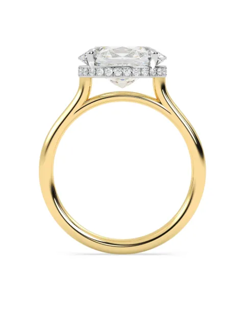 Tilla 14K yellow gold lab-grown diamond solitaire ring Gold RG53