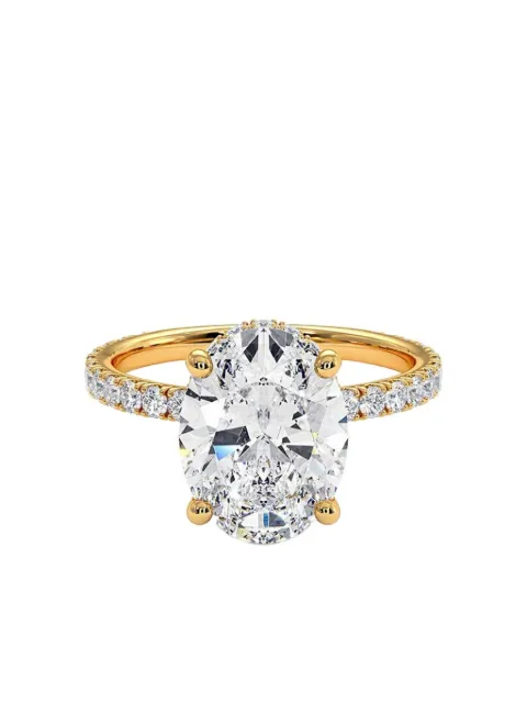 Tilla 14K yellow gold diamond engagement ring Gold RG16