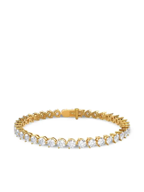 Tilla 14K yellow gold diamond tennis bracelet Gold BR06