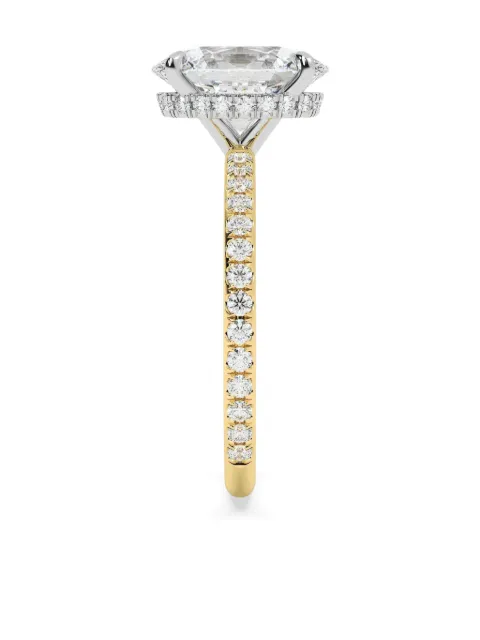 Tilla 14K yellow gold diamond accented ring Gold RG52