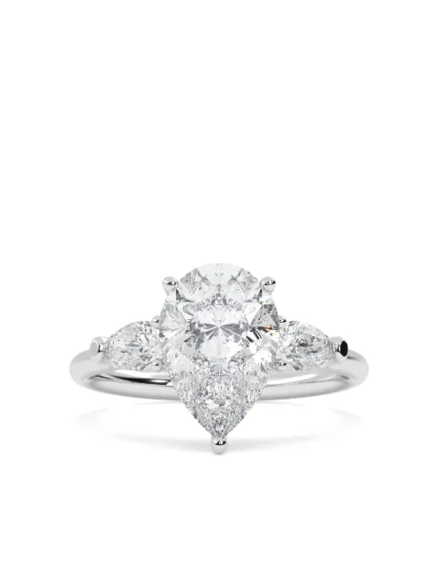 Tilla 14K white gold diamond engagement ring Silver RG88