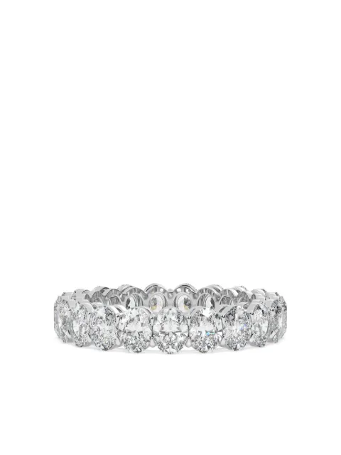 Tilla 14K white gold diamond eternity ring Silver WB33