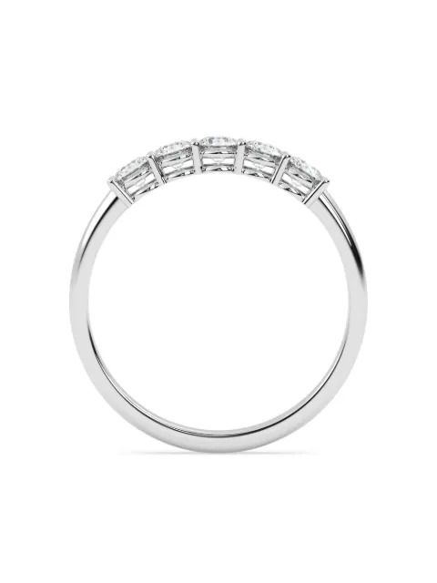 Tilla 14K white gold diamond wedding ring Silver WB52