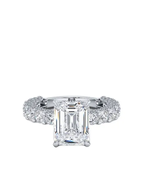 Tilla 14K white gold diamond wedding ring Silver R40C3