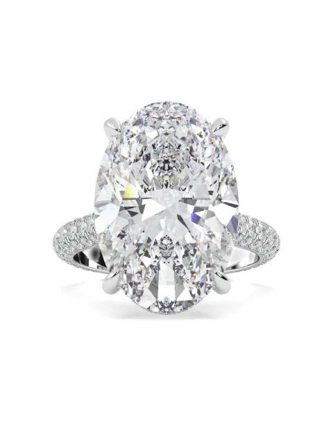Tilla diamond accented ring Silver RG57