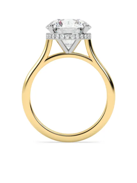 Tilla 14K yellow gold diamond solitaire ring Gold RG46