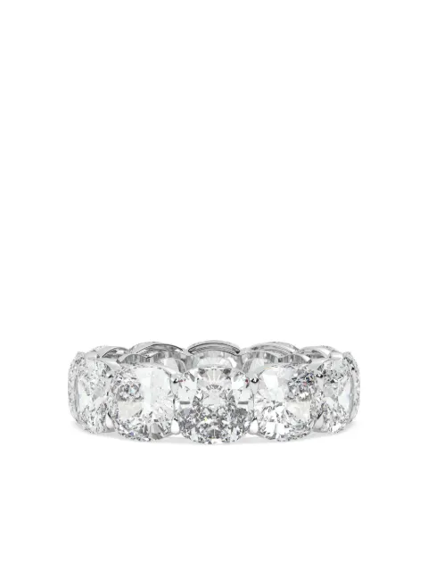 Tilla 14K white gold diamond eternity ring Silver WB10