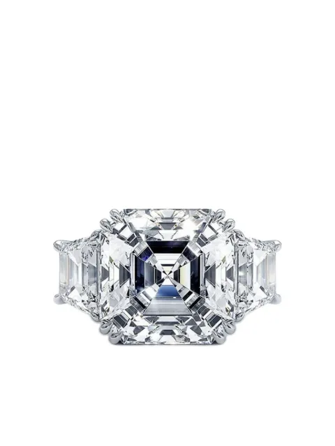 Tilla 14K white gold lab-grown diamond ring Silver LGRG83