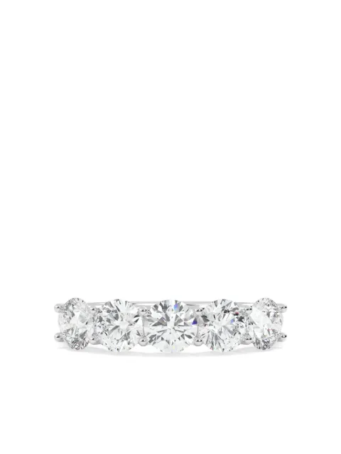 Tilla 14K white gold lab-grown diamond ring Silver WB35