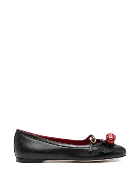 Valentino Garavani cherryfic ballet flats Black WS0PC1TGE